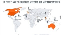 Countries to which Chinese agents were sent on illegal and secret missions to persuade "fugitives" back home. (Safeguard Defenders)