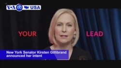 VOA60 America - New York Senator Kirsten Gillibrand announced her intent to run for president in 2020
