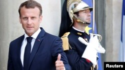 Presiden Perancis, Emmanuel Macron berangkat ke Rusia, Kamis (24/5).