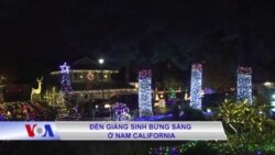 Đèn Giáng Sinh bừng sáng ở Nam California