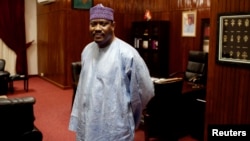 L'ancien Premier ministre Hama Amadou à l'assemblée nationale à Niamey, le 16 septembre 2013.