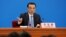 Chinese Premier Li Keqiang speaks at a news conference following the closing session of the National People's Congress (NPC) at the Great Hall of the People in Beijing, March 15, 2019. 