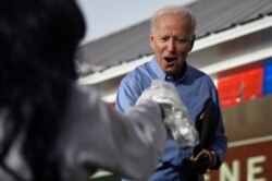 Former Vice President Joe Biden speaks at the Galivants Ferry Stump, Sept. 16, 2019, in Galivants Ferry, S.C.