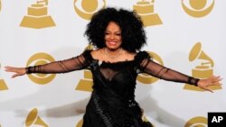 FILE - Diana Ross poses backstage at the 54th annual Grammy Awards in Los Angeles, Feb. 12, 2012. 