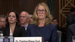 VOA: EE.UU. Acusadora de Kavanaugh comparece en el Senado