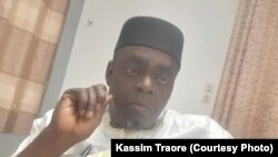 Issa Kaou Djim, un des leaders du M5 RFP. (Kassim Traoré/ VOA)