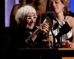 Lina Wertmuller accepts her Honorary Award at Governors Awards, Los Angeles, California, Oct. 27, 2019.