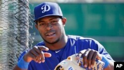 Archivo - Yasiel Puig una de las actuales estrellas cubanas en el Béisbol de Grandes Ligas.