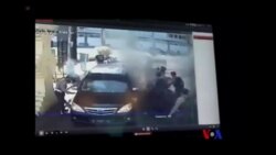 2018-05-14 美國之音視頻新聞: 印尼：一個五口之家炸彈襲擊泗水警察局