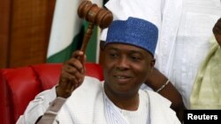 Dr. Bukola Saraki,kakakin Majalisar Dattawan Najeriya