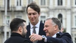 Президент України Володимир Зеленський привітав в Києві посланців США Стіва Віткоффа та Джареда Кушнера 6 вересня 2026 року