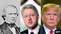 Andrew Johnson, Bill Clinton y Donald Trump son los tres presidentes estadounidenses que han sido llevados a un juicio político en el Senado.