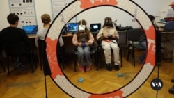 Amid war, Ukrainian children learn how to fly drones