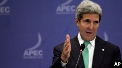 El secretario Kerry dijo que el cierre parcial del gobierno de Estados Unidos es apenas una nota secundaria.