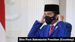 Presiden Joko Widodo bersiap memberikan pidato untuk Sidang Umum PBB yang digelar secara virtual, Rabu, 23 September 2020. (Foto: Biro Pers Sekretariat Presiden)