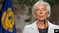 International Monetary Fund (IMF) Managing Director Christine Lagarde.