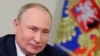 FILE: Russian President Vladimir Putin speaks via a videoconference in St. Petersburg, Russia, Saturday, 6.18.2022