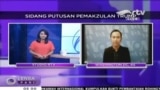 VOA Live Report untuk RTV: Sidang Putusan Pemakzulan Trump