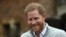 Le prince Harry s'exprime au château de Windsor en Angleterre le 6 mai 2019.