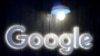 FILE - The logo of Google is seen in Davos, Switzerland Jan. 20, 2020. 