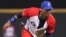 El segunda base del equipo de béisbol nacional de Cuba jugaba en la Serie del Caribe, en República Dominicana.