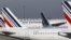 Air France planes are parked on the tarmac at Paris Charles de Gaulle airport, in Roissy, near Paris. (Feb 2012 photo)