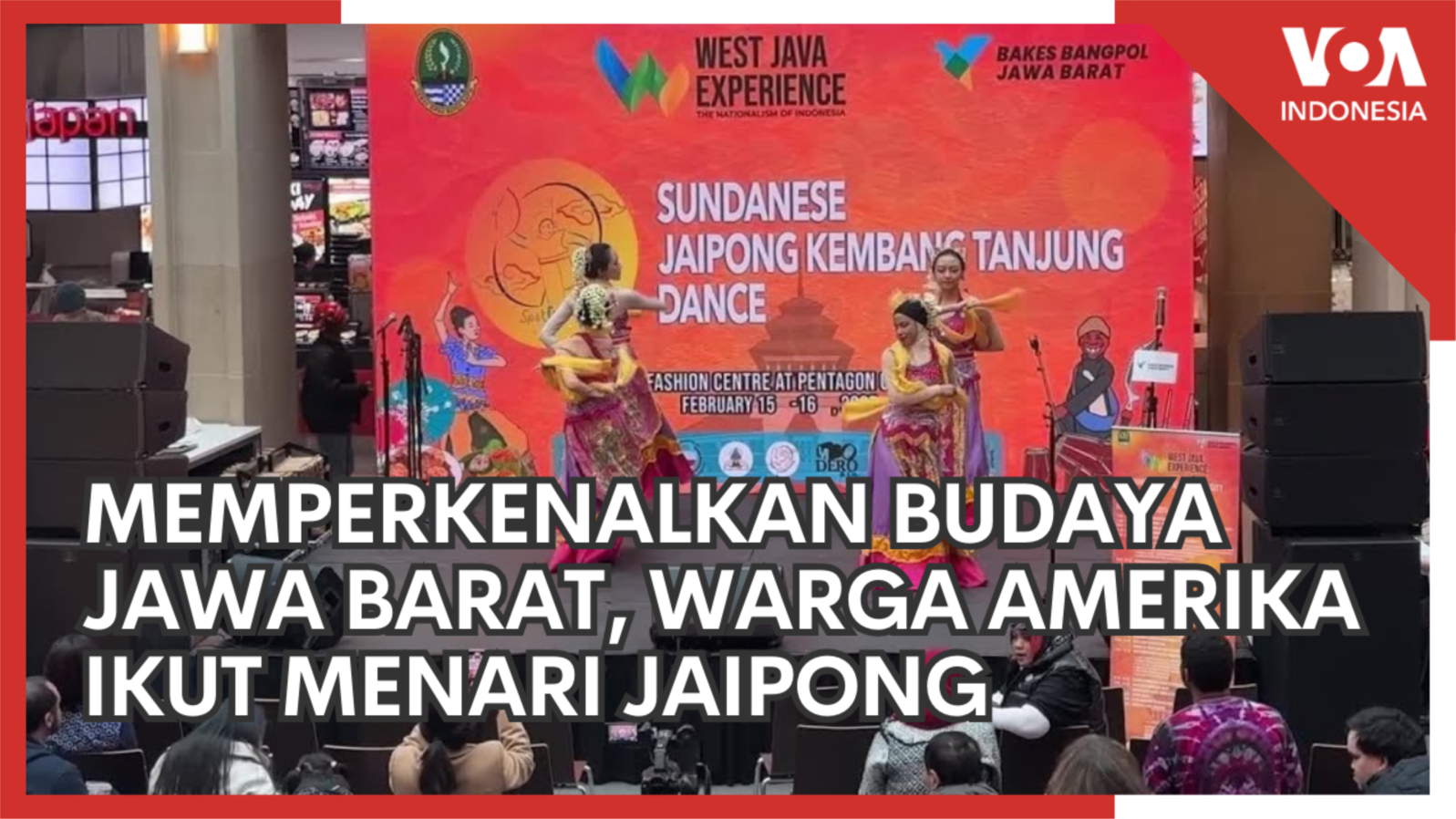Memperkenalkan Budaya Jawa Barat, Warga Amerika Serikat Ikut Menari Jaipong