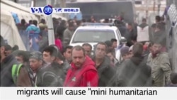 VOA60 World - Record number of people escaping war and violence coming to Greece