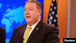 Le secrétaire d'État américain Mike Pompeo à Washington, États-Unis, 29 mai 2018.