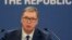 Predsednik Srbije Aleksandar Vučić (AP Photo/Darko Vojinovic)