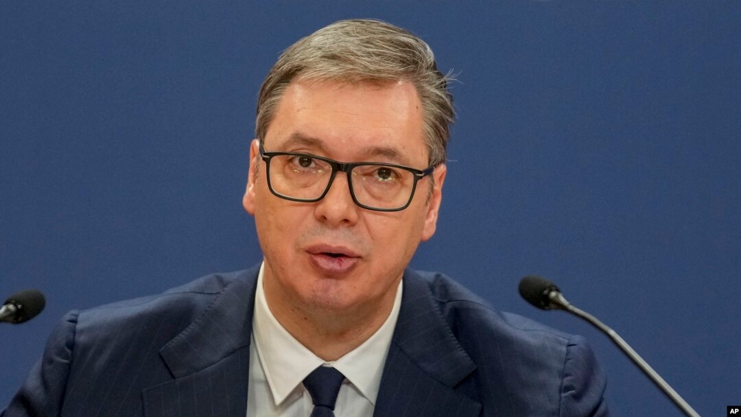 Predsednik Srbije Aleksandar Vučić (izvor: AP Photo/Darko Vojinović)