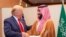 Rais Trump akiwa na Prince Salman