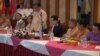 Myanmar's Aung San Suu Kyi Meets With NLD Members