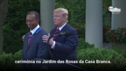 Tiger Woods recebe Medalha Presidencial da Liberdade