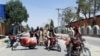 نیروهای طالبان درحال گشت‌زنی در شهر غزنی، پنج‌شنبه ۲۱ مرداد