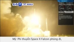 SpaceX đạt thành quả lịch sử trong vụ phóng hỏa tiễn (VOA60)