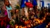 Mourners hold a vigil on Bourbon Street for the victims of the Jan. 1 terrorist attack in New Orleans, Louisiana, on Jan. 4, 2025. 