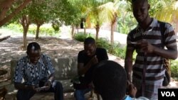 As the semester at the Balla Fasseke Kouyate Conservatory in Bamako, Mali, comes to an end, the students are busy preparing for their final exams. (K. Höije/VOA)