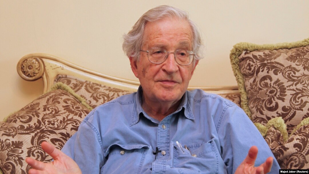 Noam Chomsky, pemikir terkenal di Amerika dan Profesor emeritus di MIT (foto: dok).