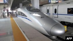 中国北车和德国西门子公司合作推出的列车设计（资料照片）