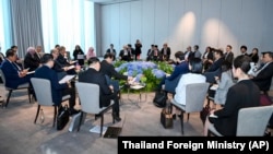 Participants attend an informal consultation among ASEAN member states on Myanmar in Bangkok, Dec. 20, 2024.