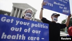 La decisión de la Corte Suprema sobre la reforma sanitaria se esperaba desde este lunes 25 de junio, y ya desde entonces las opiniones afloraban.