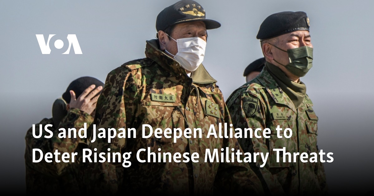 US, Japan Deepen Alliance to Deter Rising Chinese Military Threats