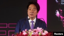 资料照片：台湾总统赖清德参加2026年台北国际电脑展。(2026年6月2日)