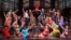The cast during a performance of the musical "Kinky Boots." The Cyndi Lauper-scored "Kinky Boots" has earned a leading 13 Tony Award nominations, Apr. 30, 2013.