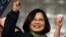 台湾民进党主席蔡英文当选台湾总统