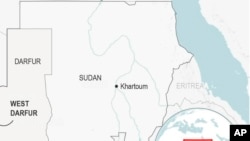 Map locates West Darfur