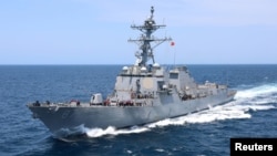 Ілюстративне фото. Есмінець ВМС США USS Mason, 17 липня 2021. U.S. Navy/Bill Mesta/REUTERS