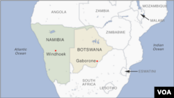 Botswana and Namibia