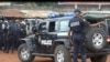 FILE - Police forces are seen deployed at the Kondengui Central Prison in Yaounde, Cameroon, July 23, 2019. (Moki Edwin Kindzeka/VOA) 